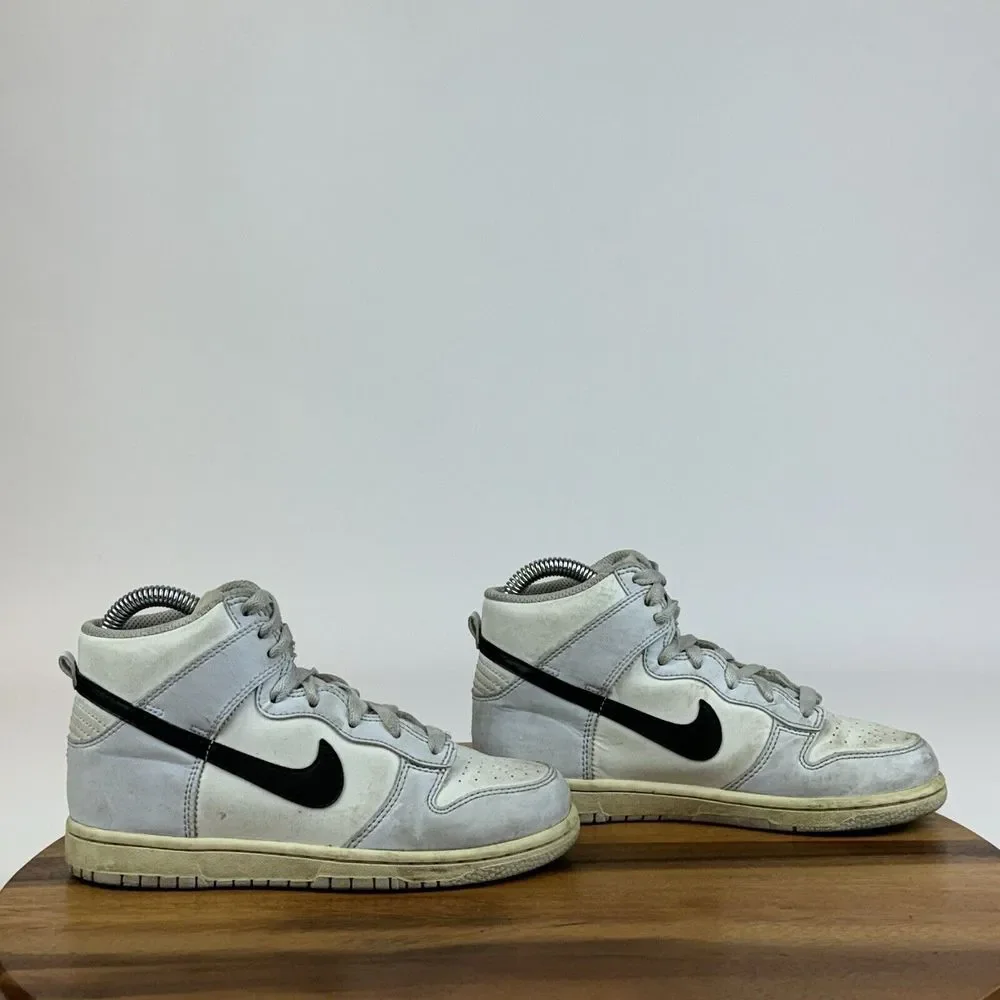 Big Kids Nike Dunk High Football Gray Athletic Sneakers Shoes Size 2‎ Y GUC